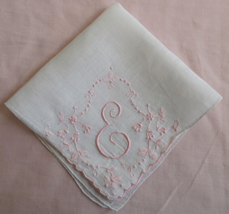 Linen Hanky  | Pink