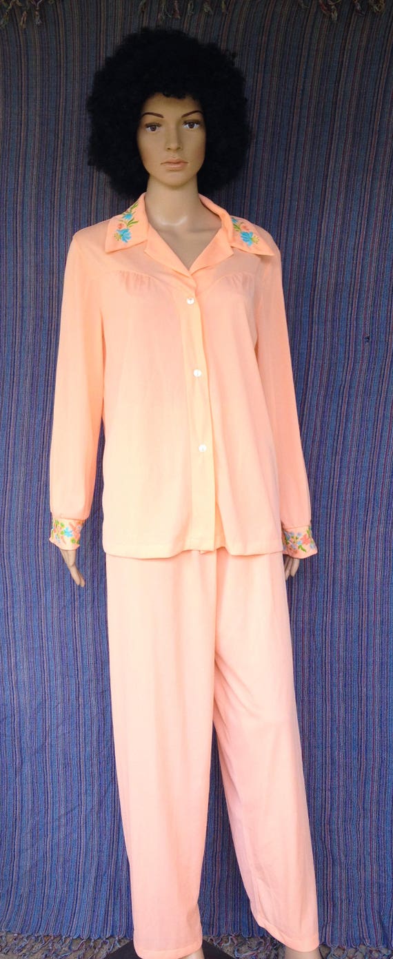 Vintage Sears Nylon Pajama Set FREE SHIPPING Etsy