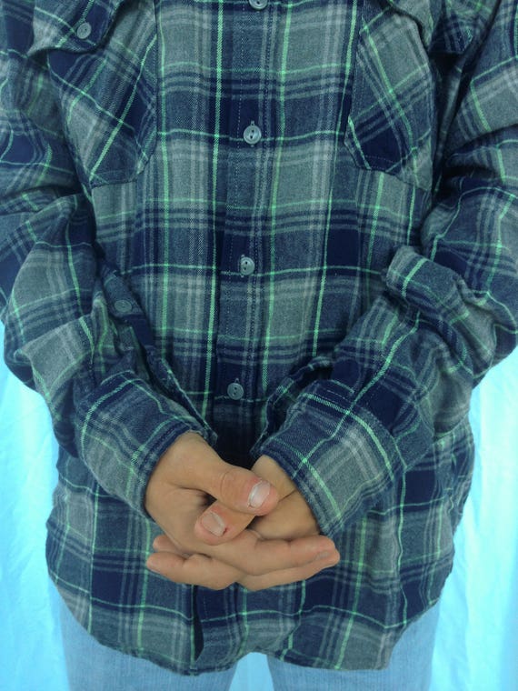 Vintage Arizona Jean Flannel Plaid 