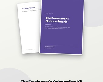 Kit de integração para freelancers – 18 e-mails, 6 documentos (download em PDF)