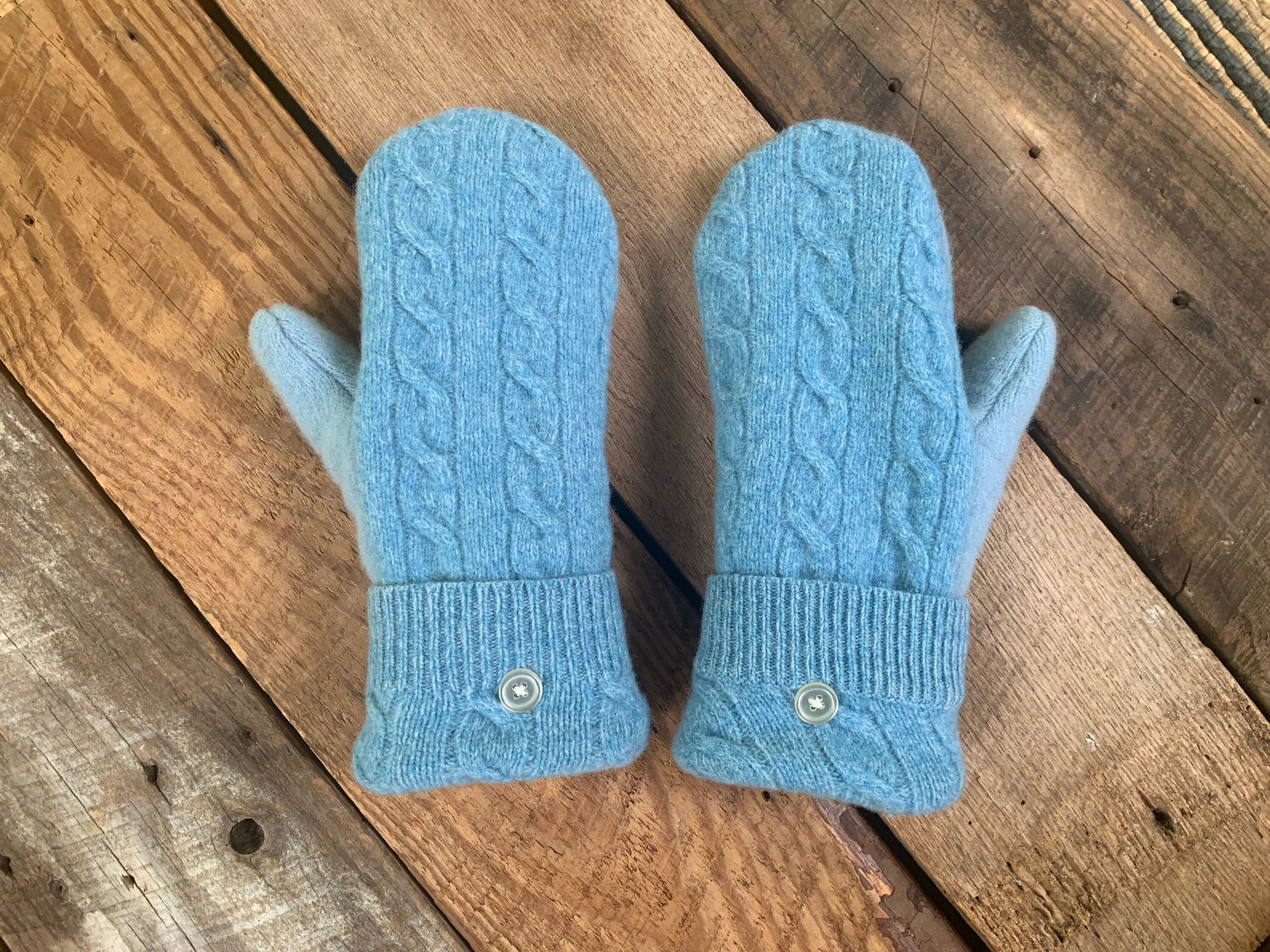 sherpa lined fingerless gloves