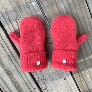 PATTERN Children's Mittens DIY Upcycled Fleece-Lined, Wool Sweater Mitten Tutorial Digital Download Age 4-8 image 5