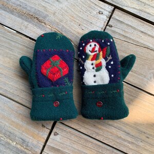 PATTERN Children's Mittens DIY Upcycled Fleece-Lined, Wool Sweater Mitten Tutorial Digital Download Age 4-8 image 3