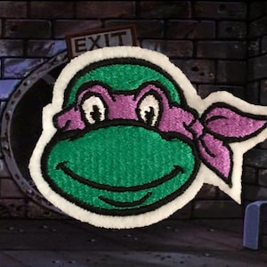 Donatello - TMNT Teenage Mutant Ninja Turtles Embroidered Iron-on Patch