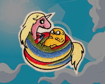 Princess Rainicorn - Iron on Adventure Time Patch