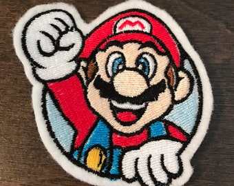 It’s a-me, Mario! -- Nintendo Embroidered Iron-on NES Patch