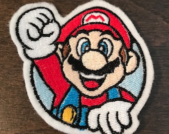 It’s a-me, Mario! -- Nintendo Embroidered Iron-on NES Patch