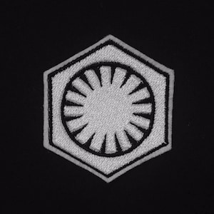 First Order Emblem - Star Wars Embroidered Iron-on Patch
