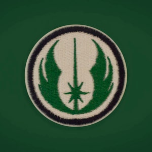 Jedi Emblem -- Star Wars Embroidered Iron-on Patch