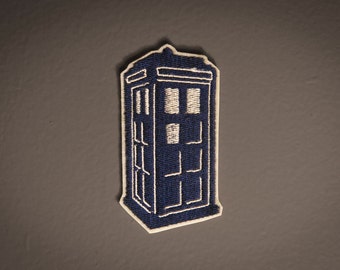 TARDIS -- Doctor Who Embroidered Patch