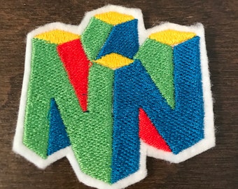 N64 Logo -- Iron-on Nintendo patch from Nintendo