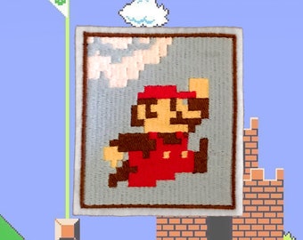 NES Mario or Luigi -- Pick 1 -- Nintendo Throwback Embroidered Iron-on Patch