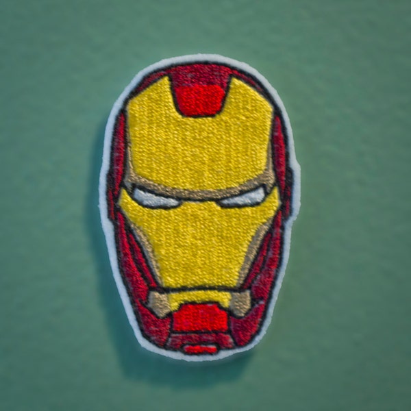 Iron Man Helmet - Embroidered Avengers Super Hero Patch