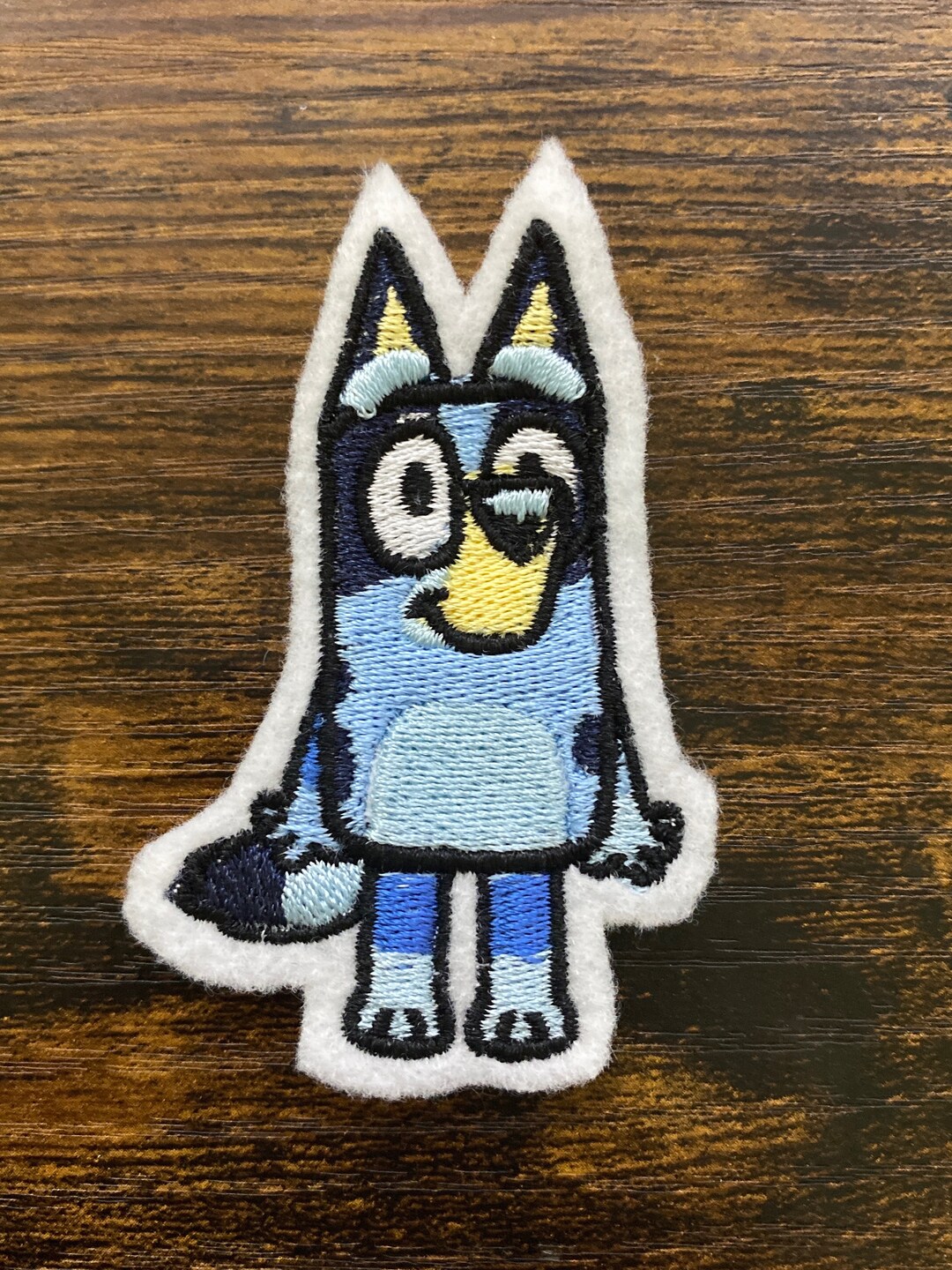 Bluey Embroidered Ironon Patch Etsy