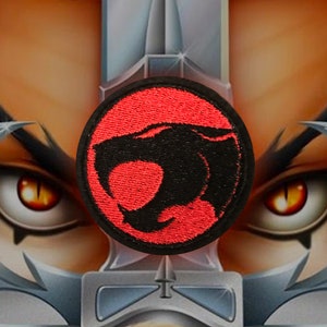 Logotipo dos Thundercats -- Patch bordado para passar a ferro