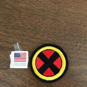 X-men Badge - Iron-on Embroidered Comic Book Patch