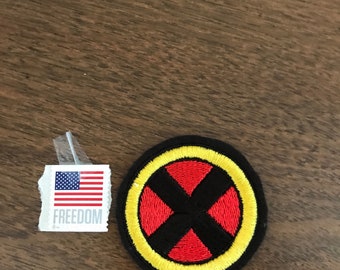 X-men Badge - Iron-on Embroidered Comic Book Patch