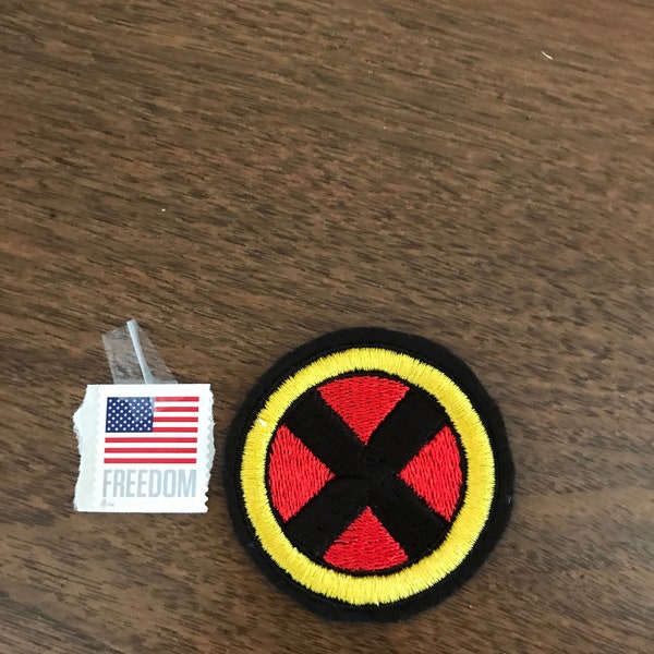 X-men Badge - Iron-on Embroidered Comic Book Patch