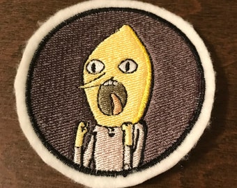 Earl of Lemongrab -- Iron-on patch from Adventure Time