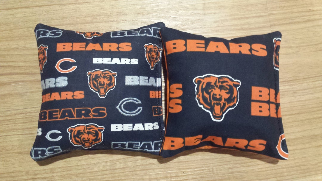 Chicago Bears Bean Bags Cornhole Bags Regulation Size and Etsy