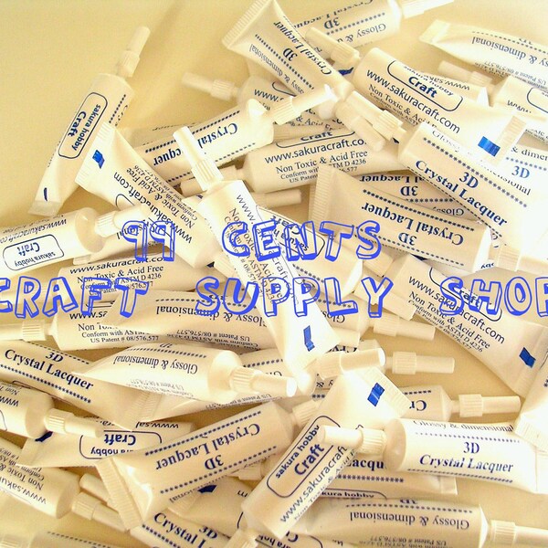 1 3D Crystal Lacquer Mini Tube For All Your Craft Needs Only 99 Cents