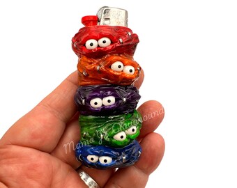 Peepers, lighter case, Fit's standard size Bic lighter, reusable RTS