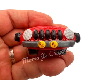 Off Road Truck  Worry Stone Polymer Clay, UV Resin, Palm-Sized Calming Friend RTS