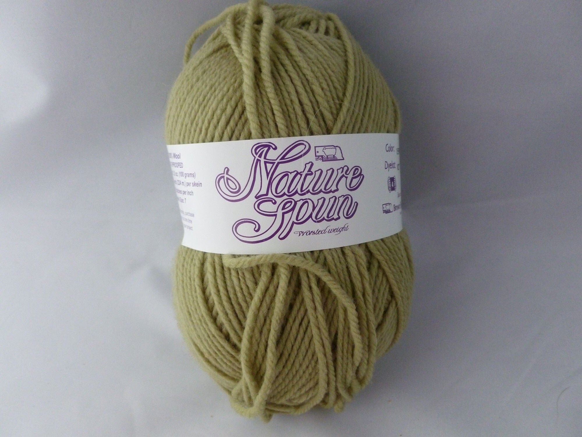 Nature Spun Worsted Knitting Yarn, Brown Sheep