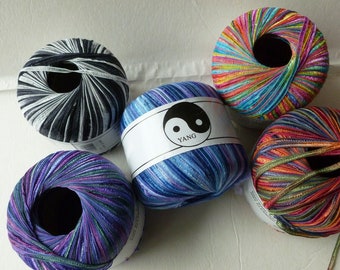 Yang Euro Yarn by Knitting Fever yarn, Ribbon yarn