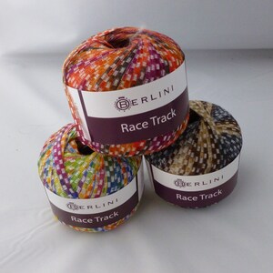 Race Track by Berlini, Bulky Weight, Cotton Nylon Ribbon