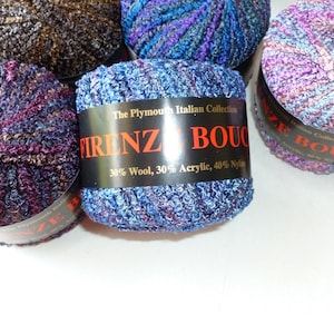 Firenze Boucle  by Plymouth Yarn, Nylon Wool blend Boucle,