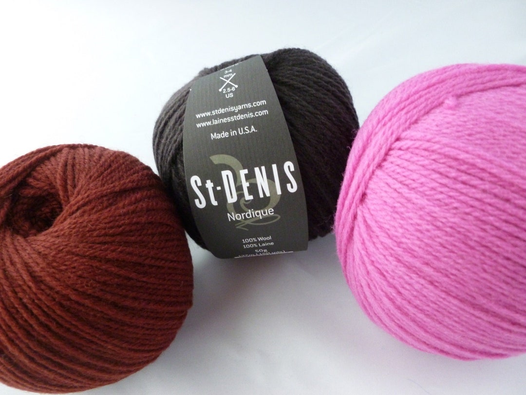 Nordique by St Denis Yarn, 100 Wool, Sport, Multiple Colors Etsy