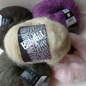 Baby Kid by Lana Grossa Yarn, 50 gm, Mohair Microfiber Blend