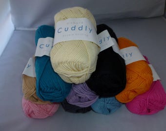 Cuddly by Diamond Yarns Multiple Colors, DK Light, Nylon and Acrylic Blend