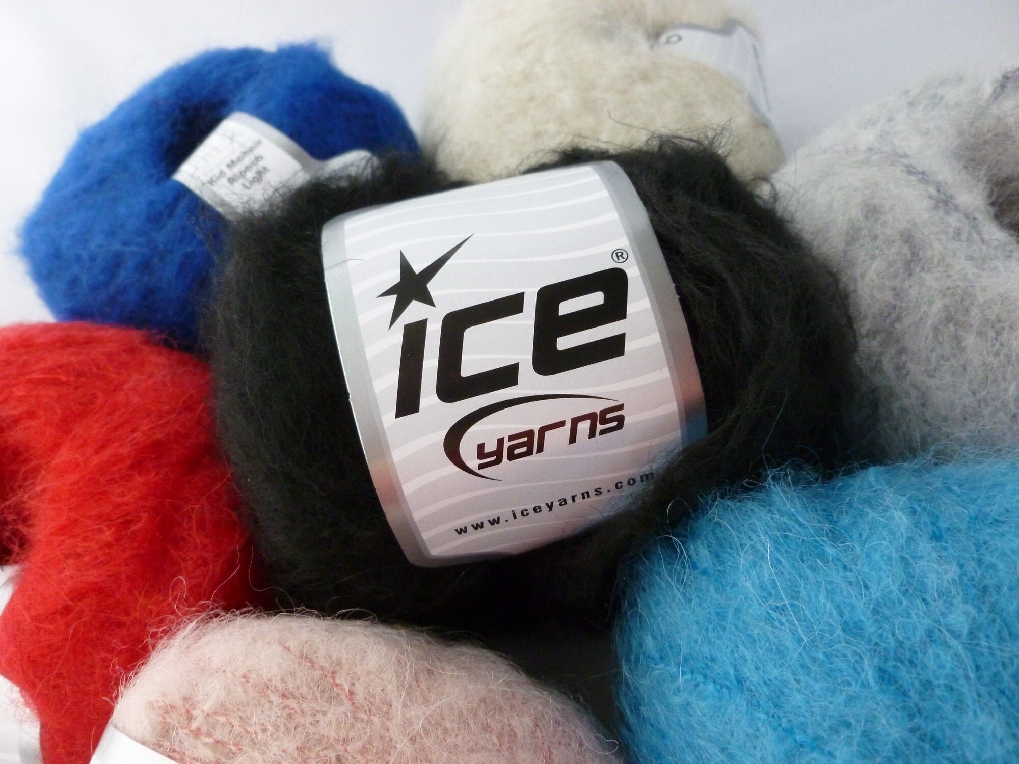 Kid Mohair Alpaca Light  by Ice yarn,  Alpaca Mohair Blend, Multiple Colors