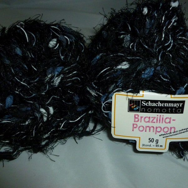 Brazilia Pompon by Schachenmayr Yarn, Polyester, 50 gm, Aran Eyelash