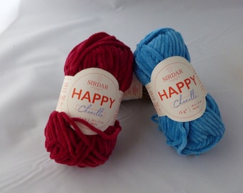 Happy Chenille by Sirdar Snuggly, DK 25 gm, Multiple Colors