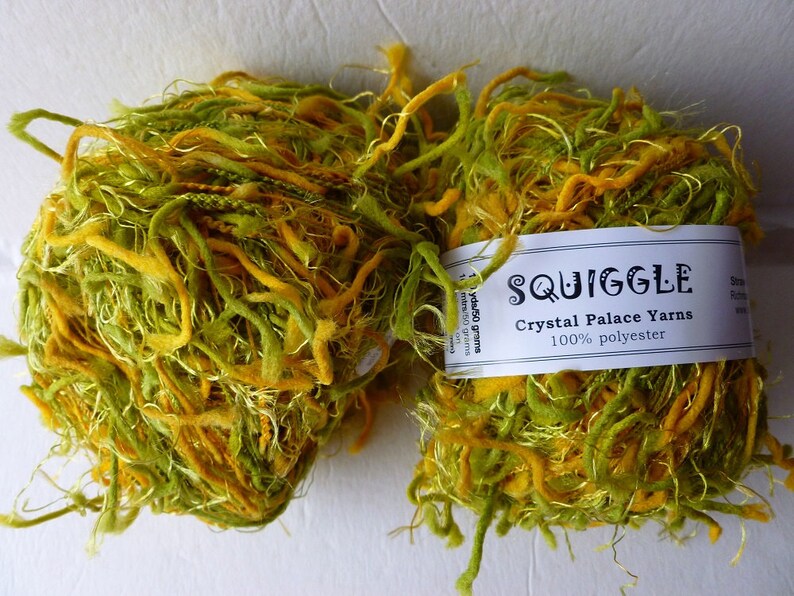 Kiwi Mangos 434 Squiggle Print by Crystal Palace Yarns
