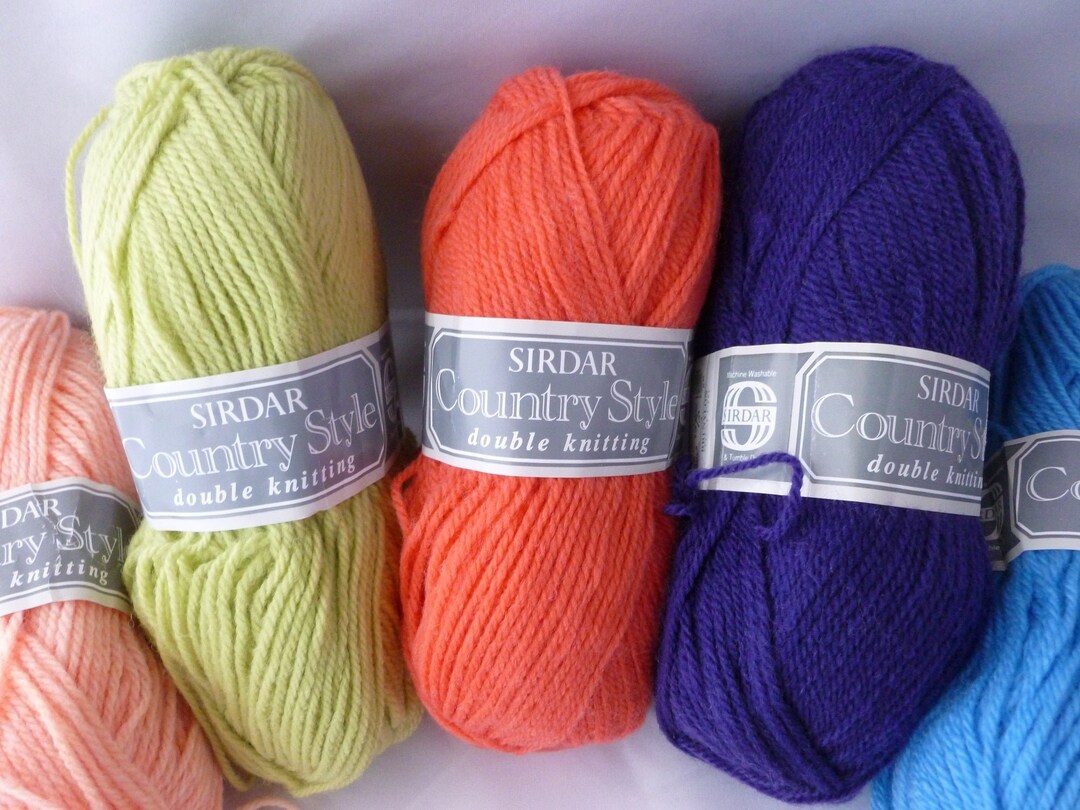 Country Style DK by Sidar, Acrylic Wool Blend DK Weight - Etsy