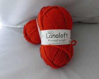 Segundos de Lanaloft Lobster Red de Brown Sheep Company