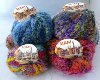 Siam by Knitting Fever yarn, Nylon Acrylic and Wool Blend Yarn