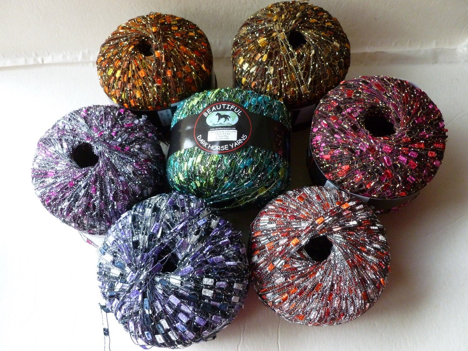 Beautiful With Gold Metallic Specialty Yarn by Dark Horse, Railroad ...