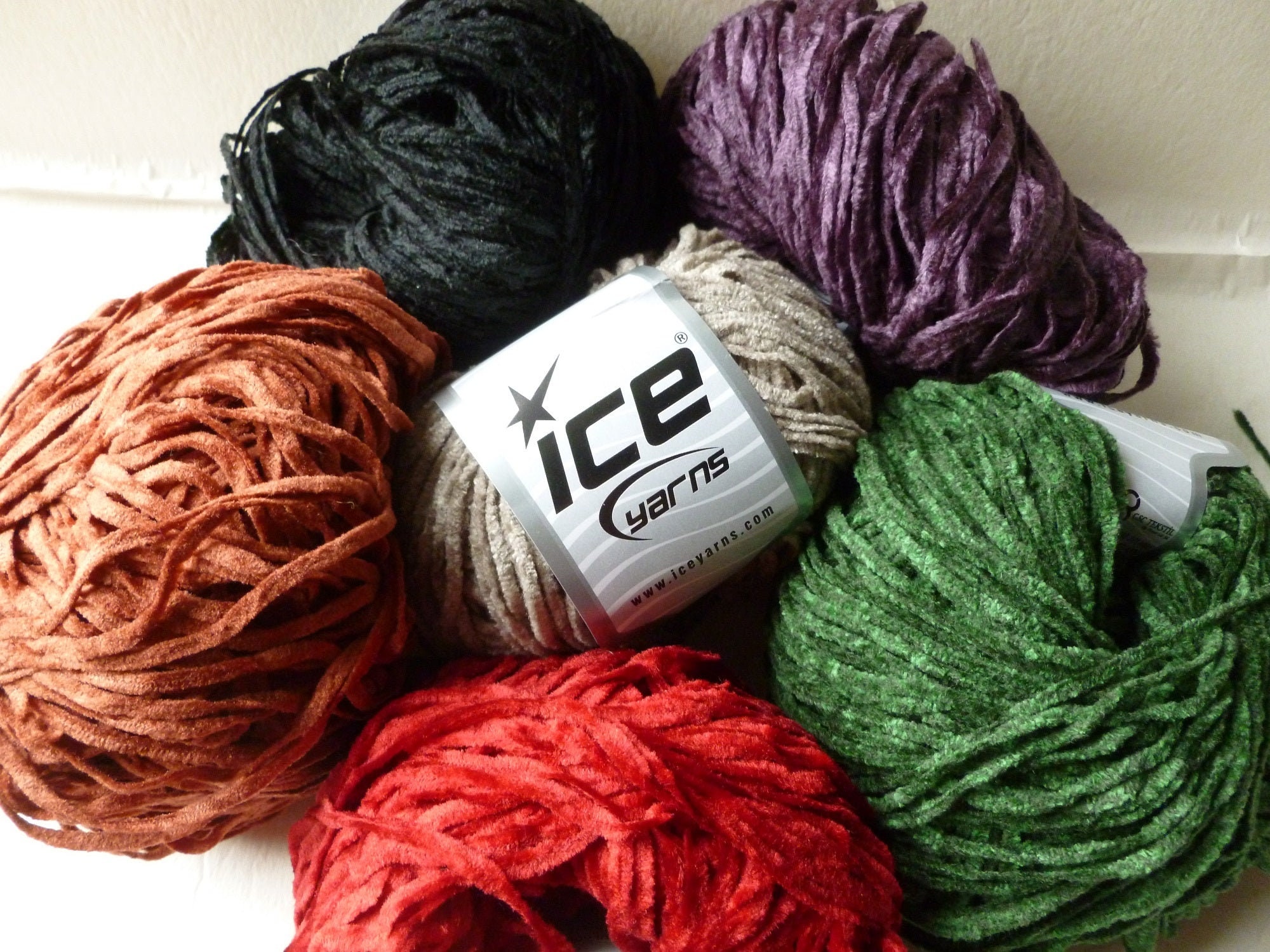 storm Logisk pebermynte Chenille Light by Ice Worsted Micro Fiber Chenille - Etsy