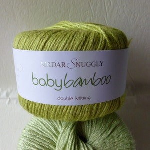 Baby Bamboo DK by Sirdar Snuggly Yarn, Bamboo Wool Blend Yarn