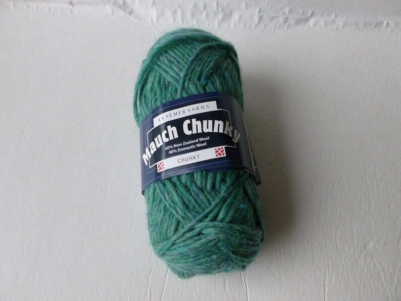 100 gm Felting Wool 20/% off Retail Mint Julep Mauch Chunky by Kraemer Yarns