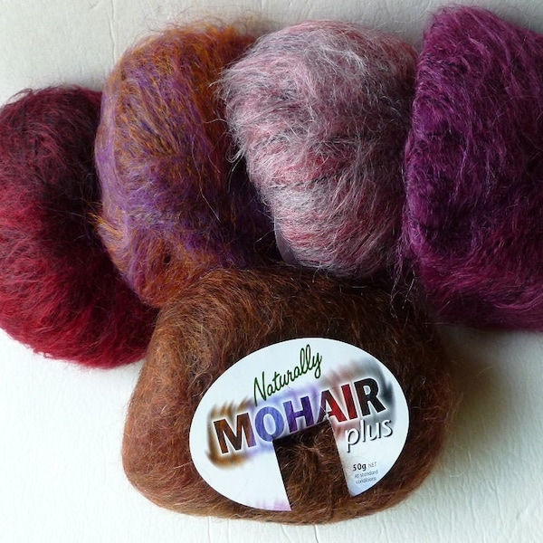 Mohair Plus by Naturally, Bulky, 109 yrds