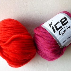 Luxury Premium Wool Yarn by ICE Yarn, 100% Wool, Bulky 50 gm - Felted for Ewe