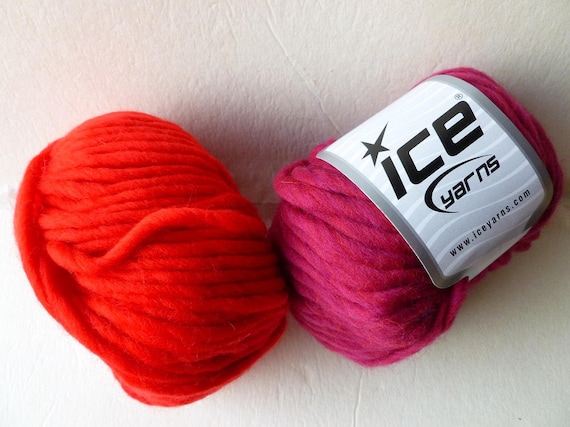 Luxury Premium Wool Yarn by ICE Yarn, 100% Wool, Bulky 50 gm