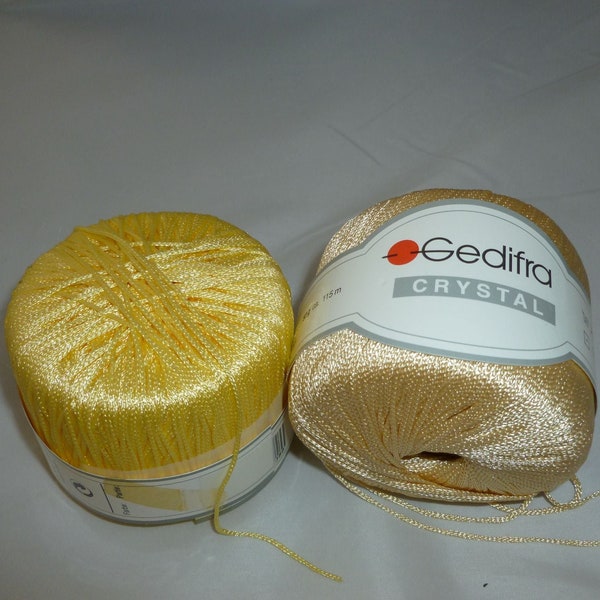 Crystal by Gedifra Yarn , Nylon 50 gm