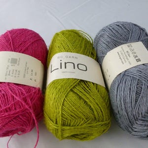 Lino by BC Garn, 100% Linen, 50gm, 10 off retail
